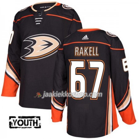 Lapsille NHL Anaheim Ducks Pelipaita Rickard Rakell 67 Adidas 2017-2018 Musta Authentic
